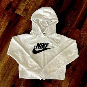 Womens cropped nike sweater